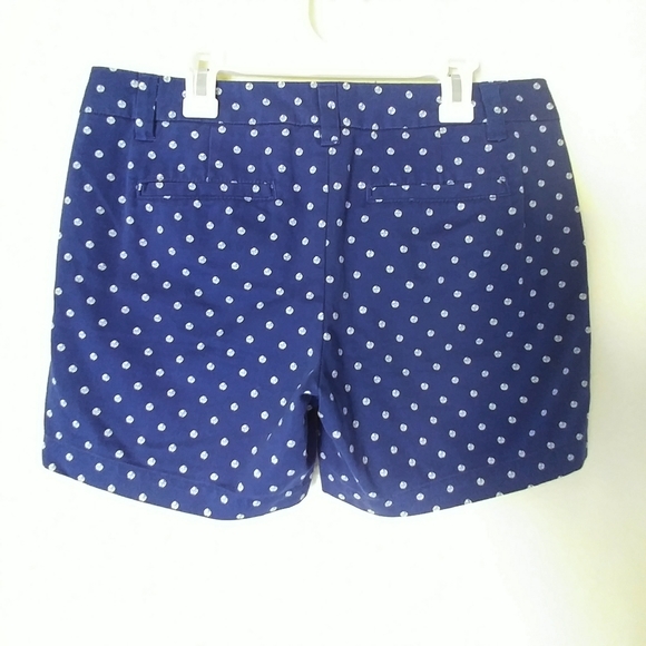 Merona Polka Dot Shorts Blue & White - Picture 2 of 4